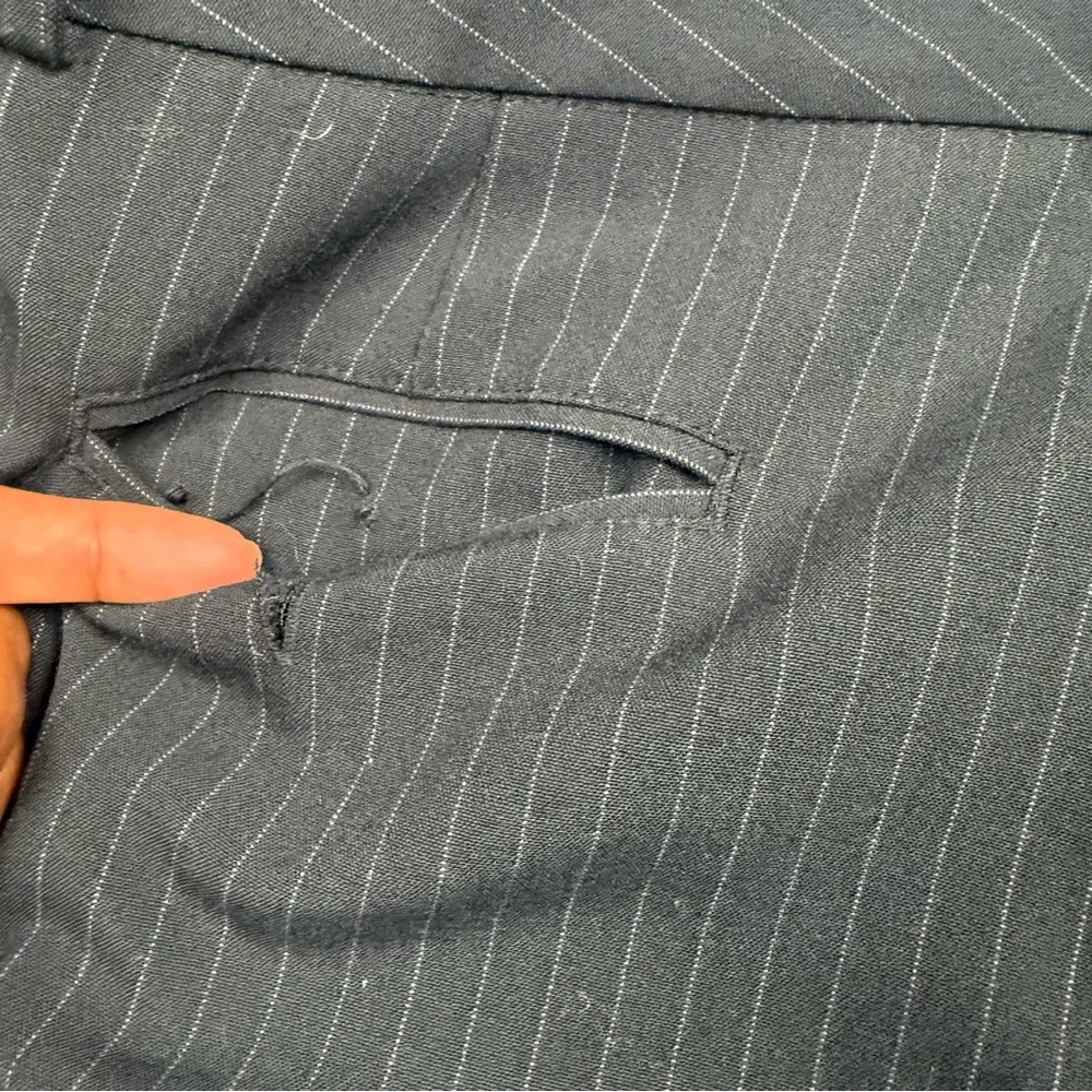 Zac & Rachel Women's Black Pinstripe Trousers - Picture 5 of 7